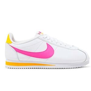 Nike Cortez Yellow and Pink Sneakers